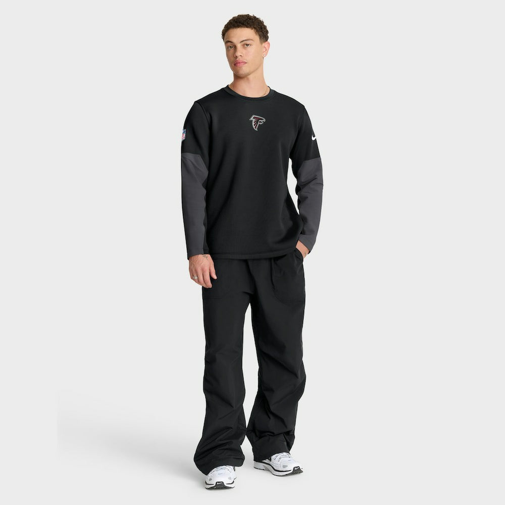 Atlanta Falcons Sideline Coach Therma-FIT Long Sleeve T-Shirt Black | Nike for Sale