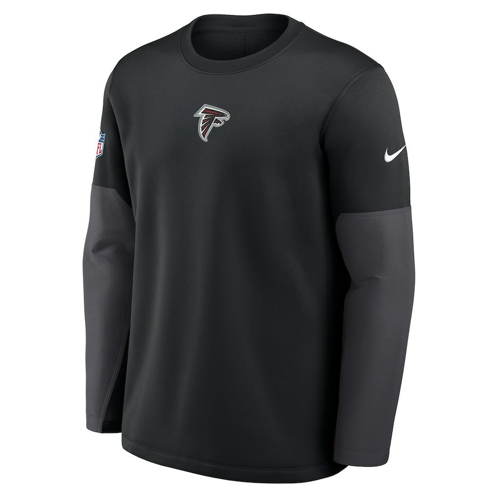 Atlanta Falcons Sideline Coach Therma-FIT Long Sleeve T-Shirt Black | Nike for Sale