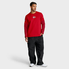 Kansas City Chiefs Sideline Coach Therma-FIT Long Sleeve T-Shirt Red | Nike for Sale