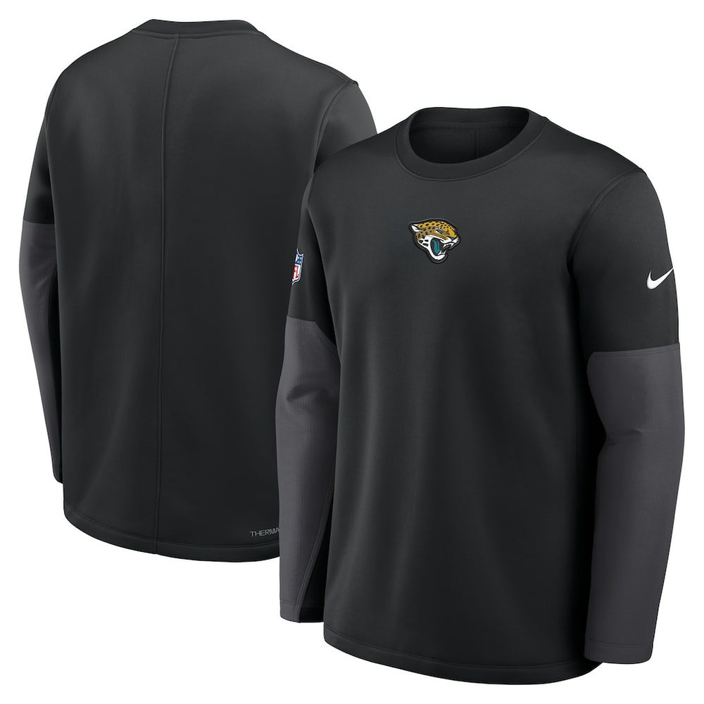 Jacksonville Jaguars Sideline Coach Therma-FIT Long Sleeve T-Shirt Black | Nike for Sale