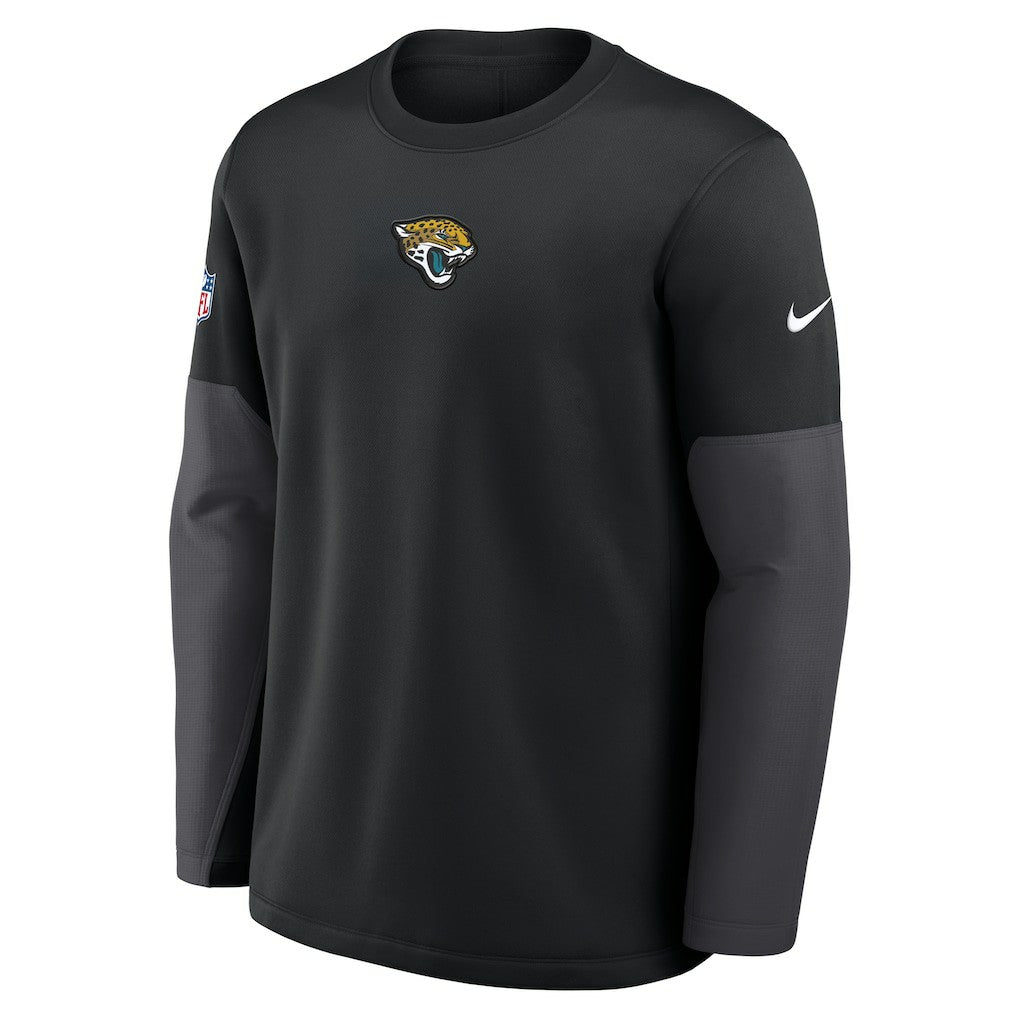 Jacksonville Jaguars Sideline Coach Therma-FIT Long Sleeve T-Shirt Black | Nike for Sale