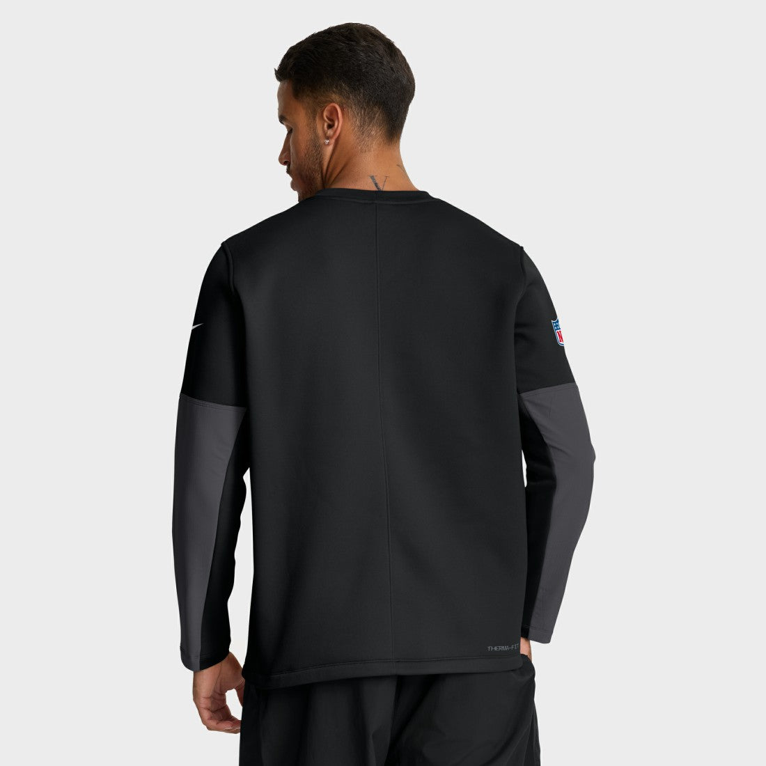 New York Jets Sideline Coach Therma-FIT Long Sleeve T-Shirt Black | Nike for Sale
