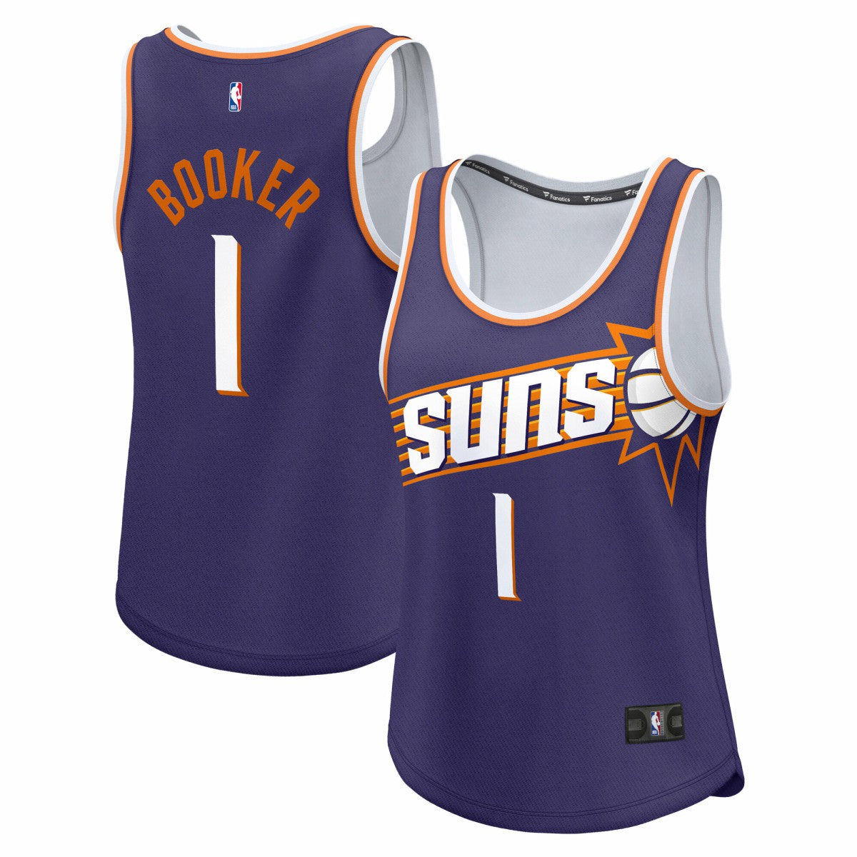 Devin Booker Phoenix Suns Women's Fast Break Player Jersey Icon Edition Purple - NBA