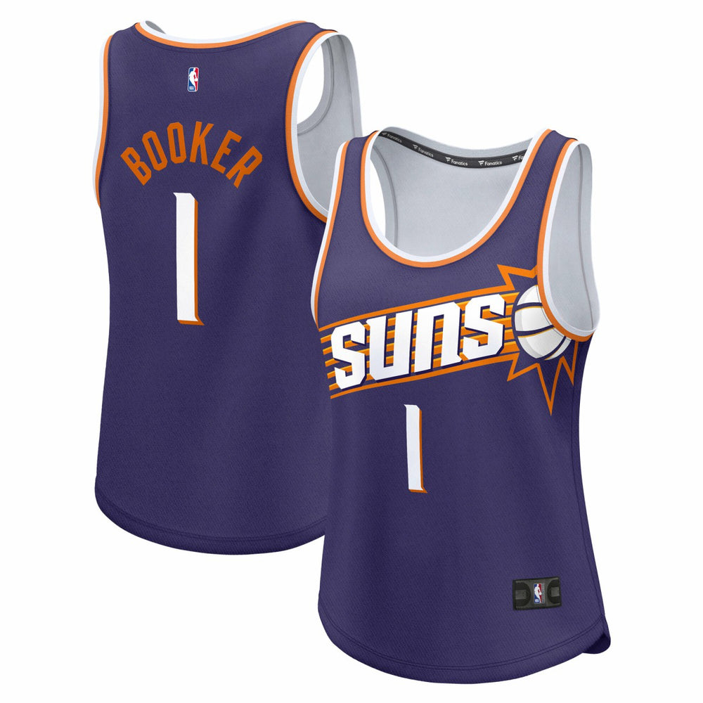 Devin Booker Phoenix Suns Women's Fast Break Player Jersey Icon Edition Purple - NBA
