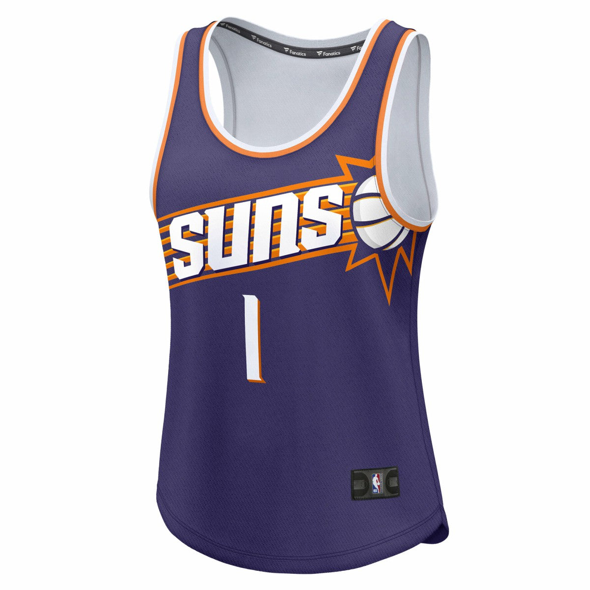 Devin Booker Phoenix Suns Women's Fast Break Player Jersey Icon Edition Purple - NBA