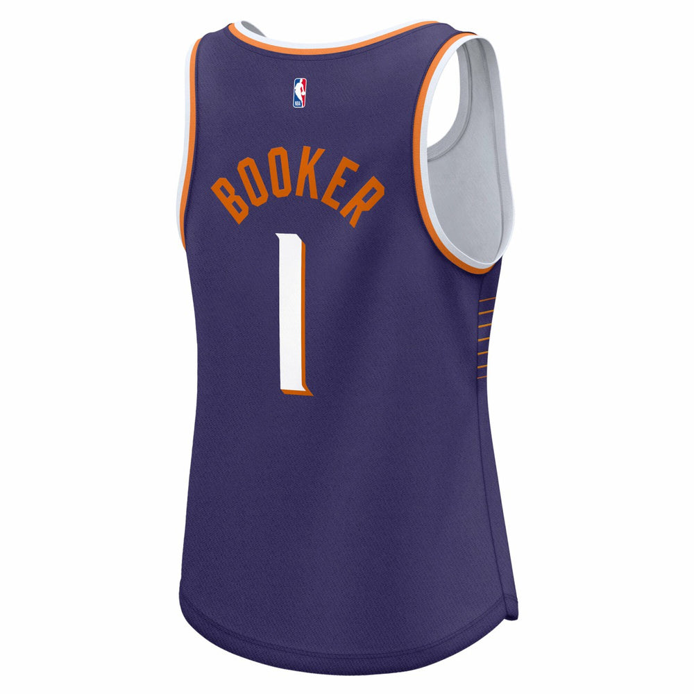 Devin Booker Phoenix Suns Women's Fast Break Player Jersey Icon Edition Purple - NBA