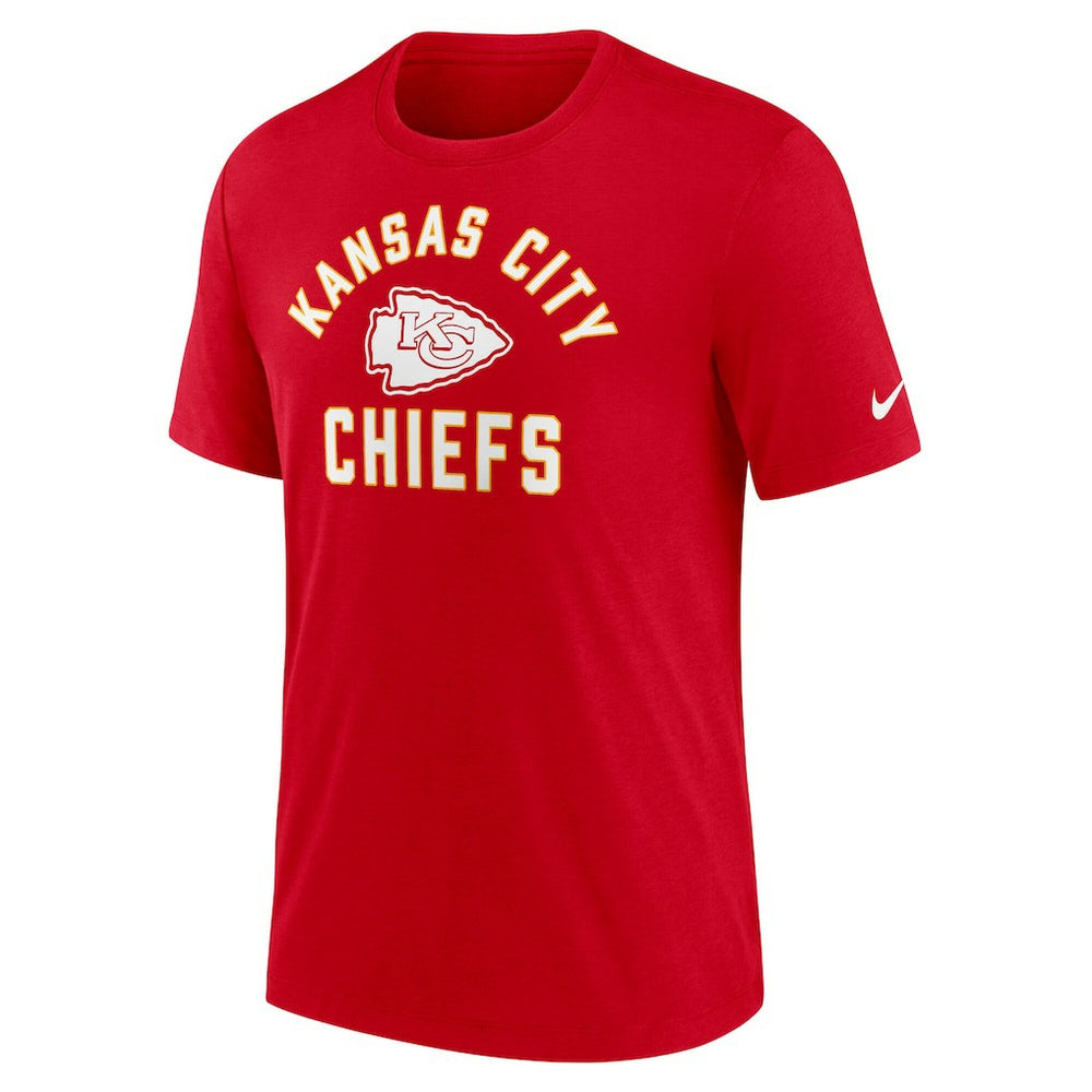 Kansas City Chiefs Favorable Timeline Tri-Blend T-Shirt Red | Nike for Sale