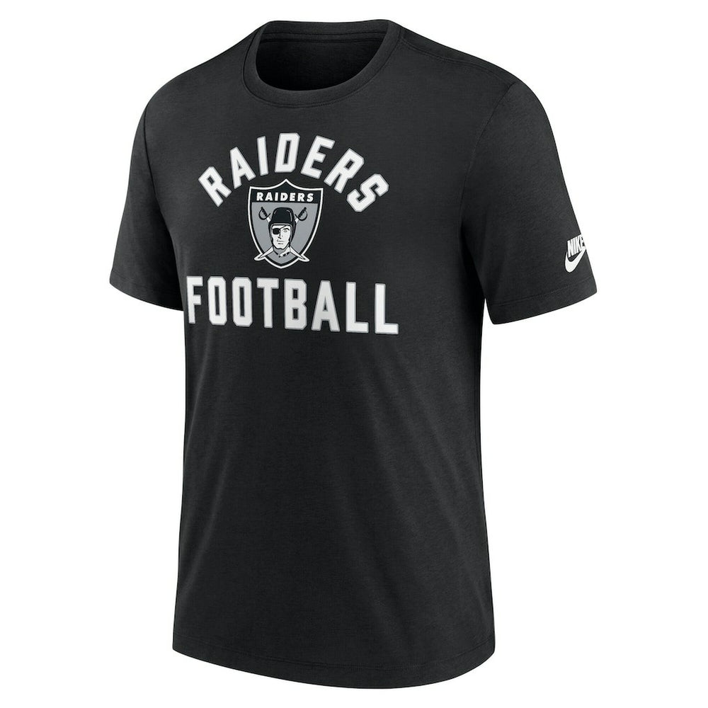 Las Vegas Raiders Favorable Timeline Tri-Blend T-Shirt Black | Nike for Sale