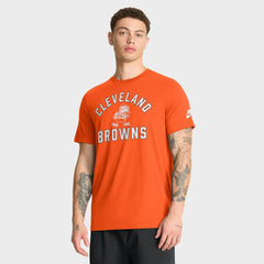 Cleveland Browns Favorable Timeline Tri-Blend T-Shirt Orange | Nike for Sale