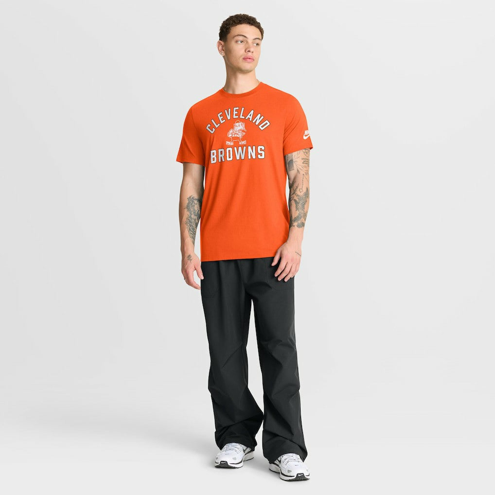 Cleveland Browns Favorable Timeline Tri-Blend T-Shirt Orange | Nike for Sale