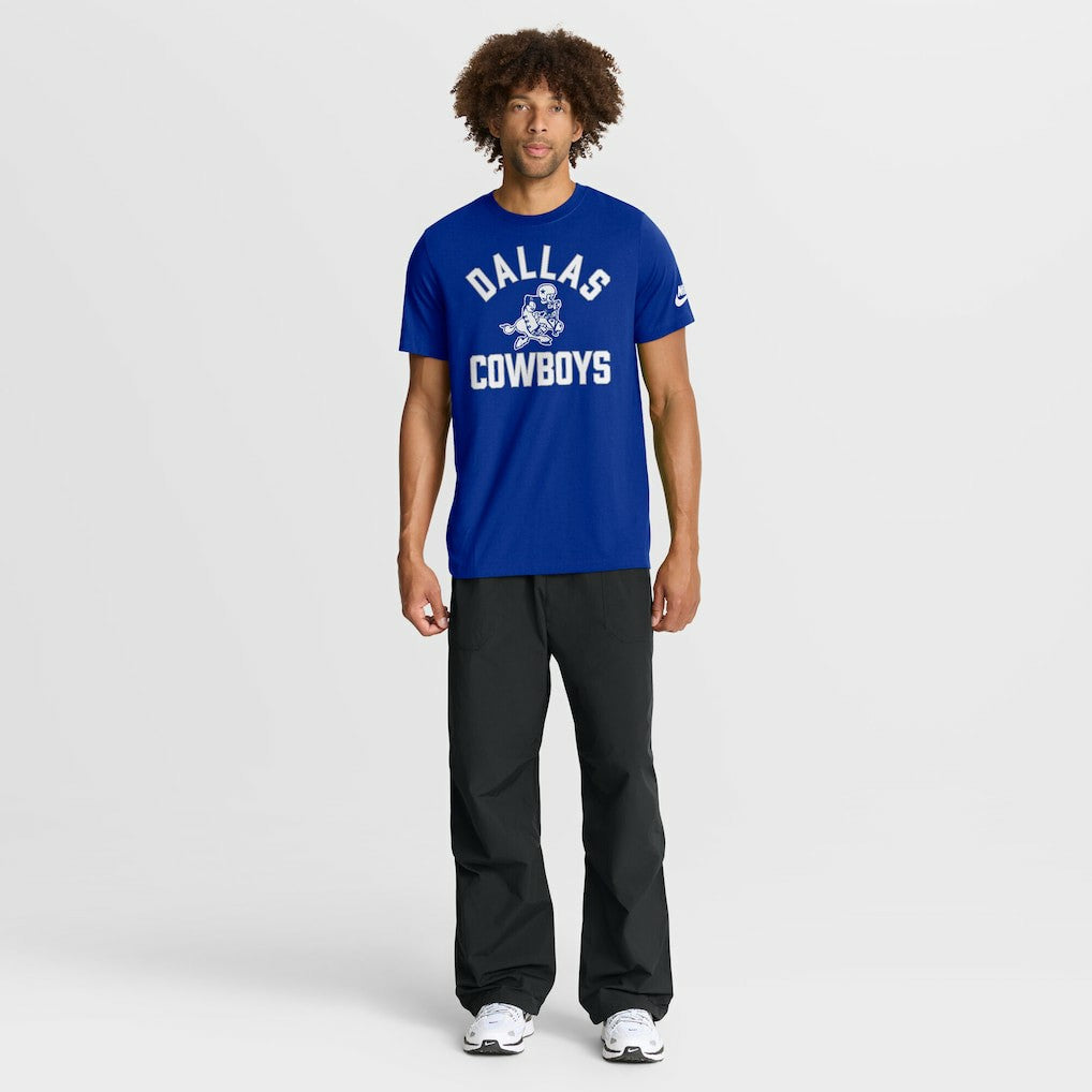 Dallas Cowboys Favorable Timeline Tri-Blend T-Shirt Royal | Nike for Sale