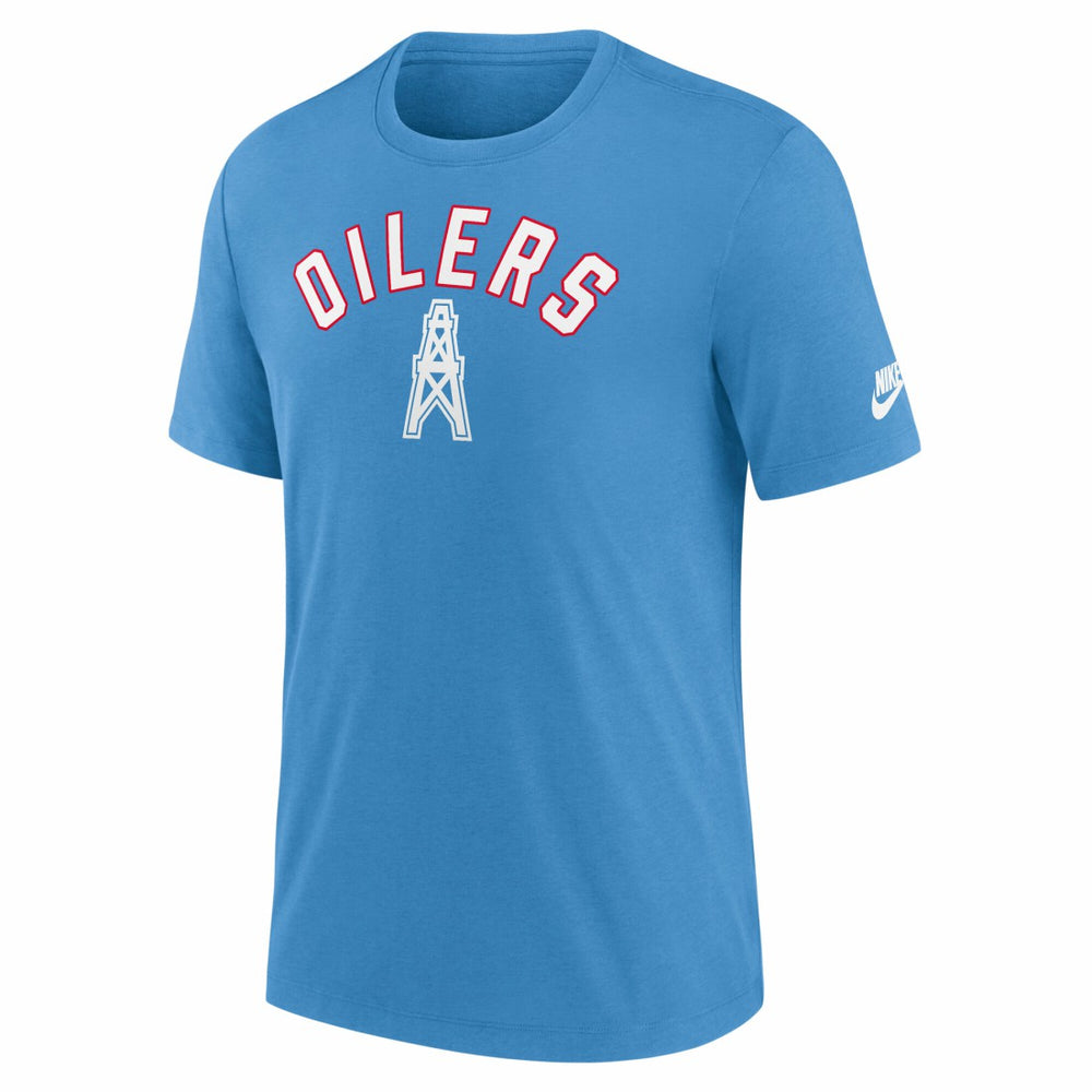 Tennessee Titans Favorable Timeline Tri-Blend T-Shirt Light Blue | Nike for Sale