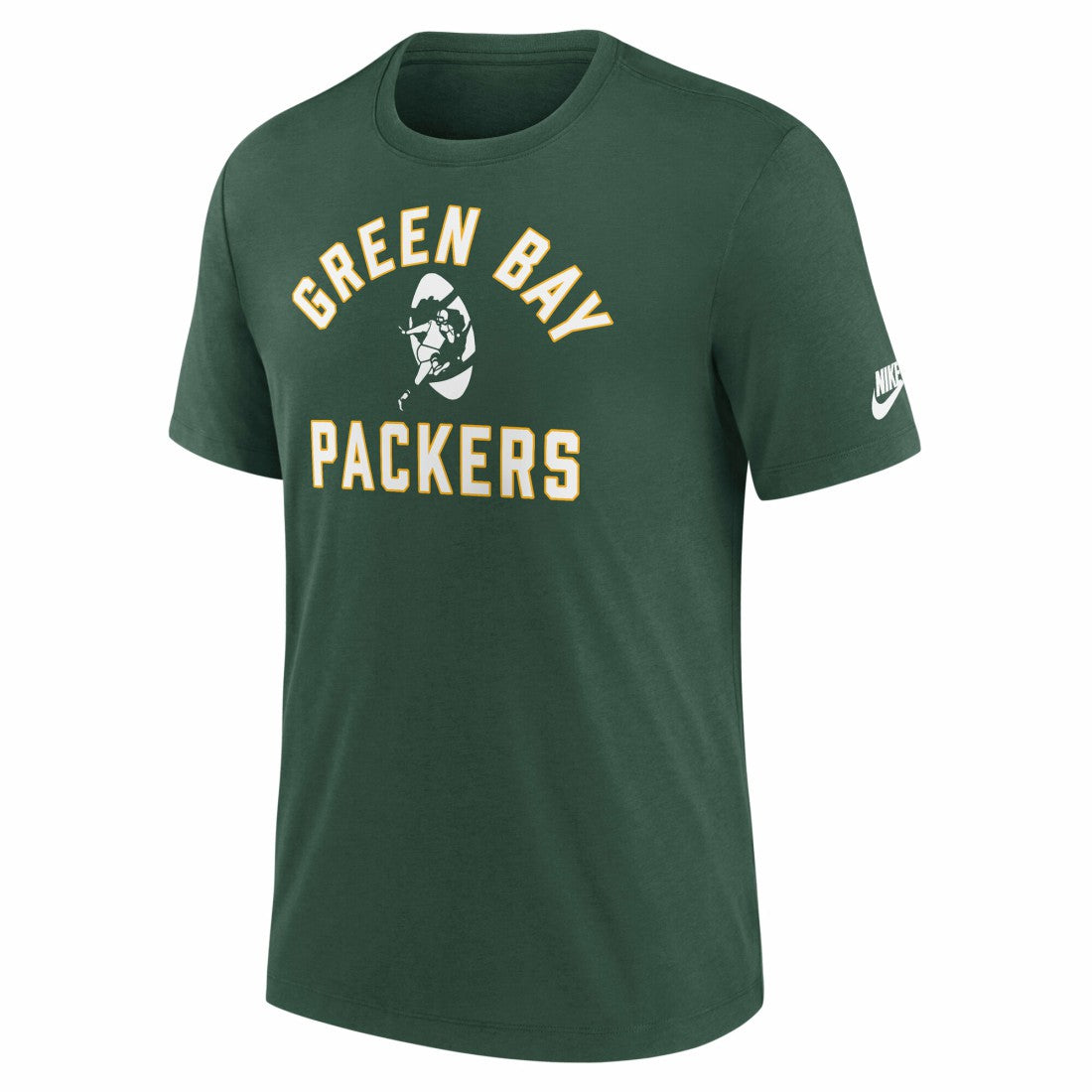 Green Bay Packers Favorable Timeline Tri-Blend T-Shirt Green | Nike for Sale