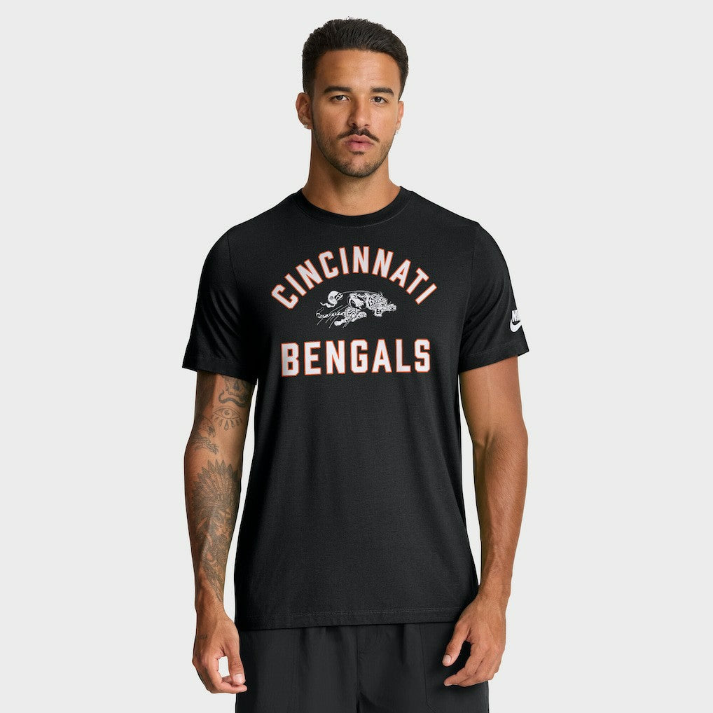 Cincinnati Bengals Favorable Timeline Tri-Blend T-Shirt Black | Nike for Sale
