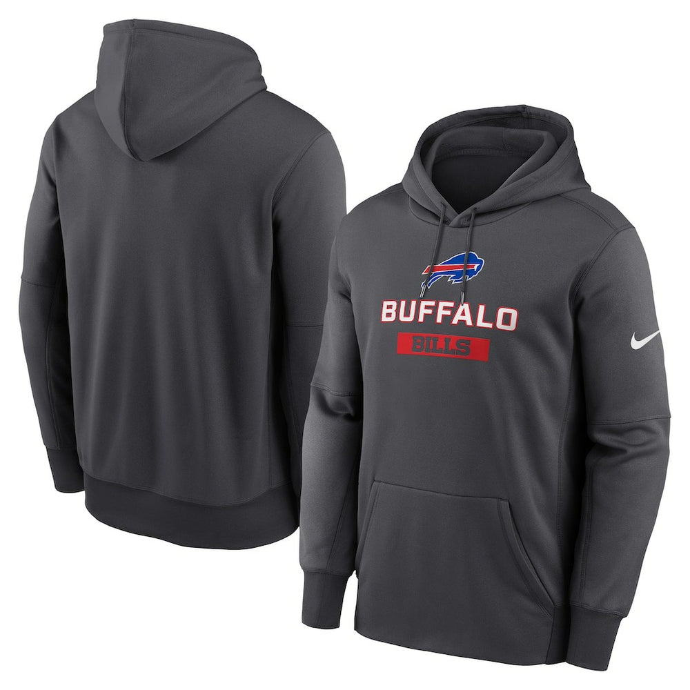 Buffalo Bills Toss Sweep Performance Pullover Hoodie Anthracite | Nike for Sale