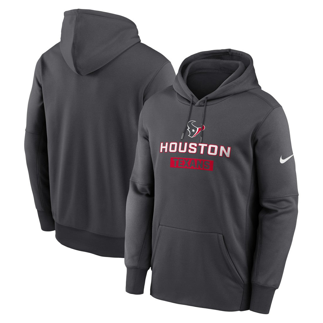 Houston Texans Toss Sweep Performance Pullover Hoodie Anthracite | Nike for Sale