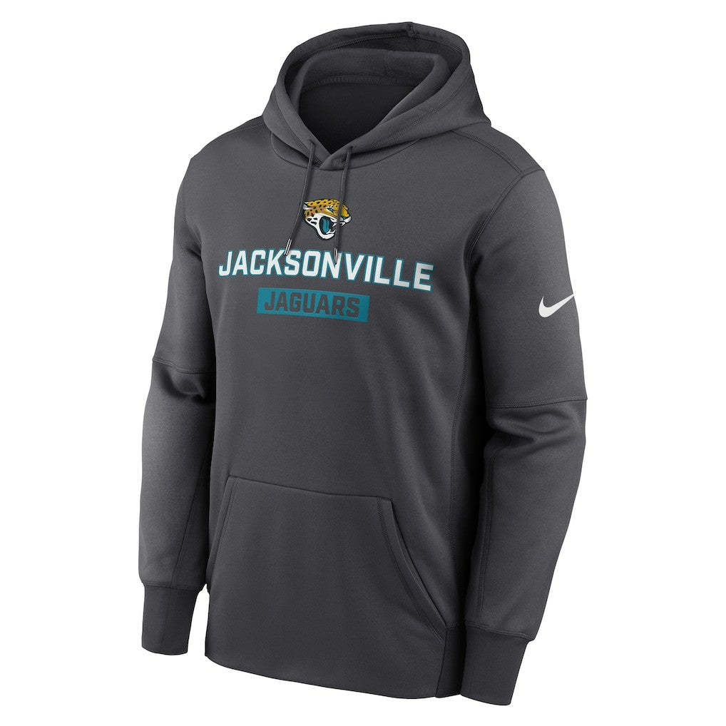 Jacksonville Jaguars Toss Sweep Performance Pullover Hoodie Anthracite | Nike for Sale
