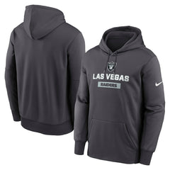 Las Vegas Raiders Toss Sweep Performance Pullover Hoodie Anthracite | Nike for Sale