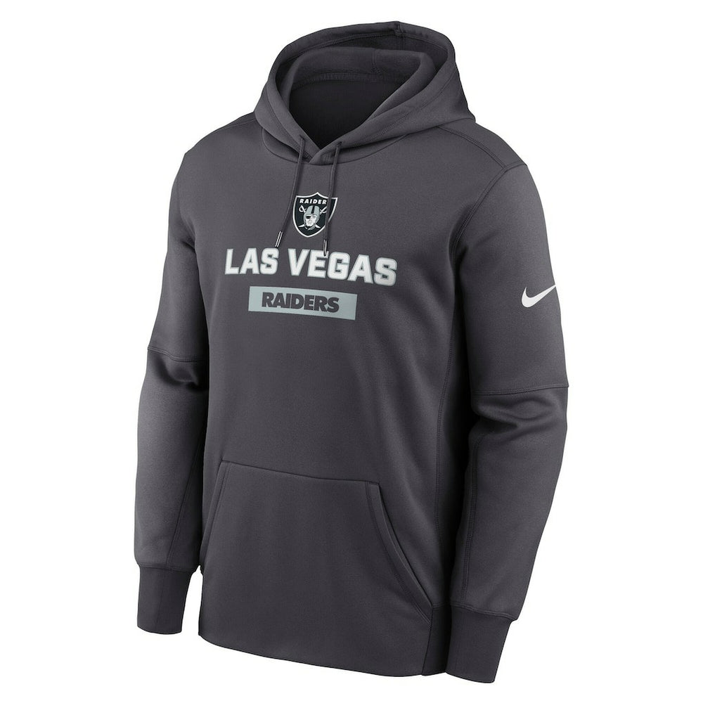 Las Vegas Raiders Toss Sweep Performance Pullover Hoodie Anthracite | Nike for Sale