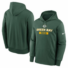 Green Bay Packers Toss Sweep Performance Pullover Hoodie Green | Nike for Sale