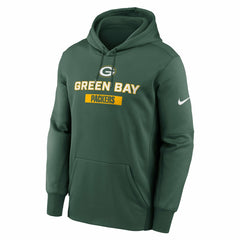 Green Bay Packers Toss Sweep Performance Pullover Hoodie Green | Nike for Sale