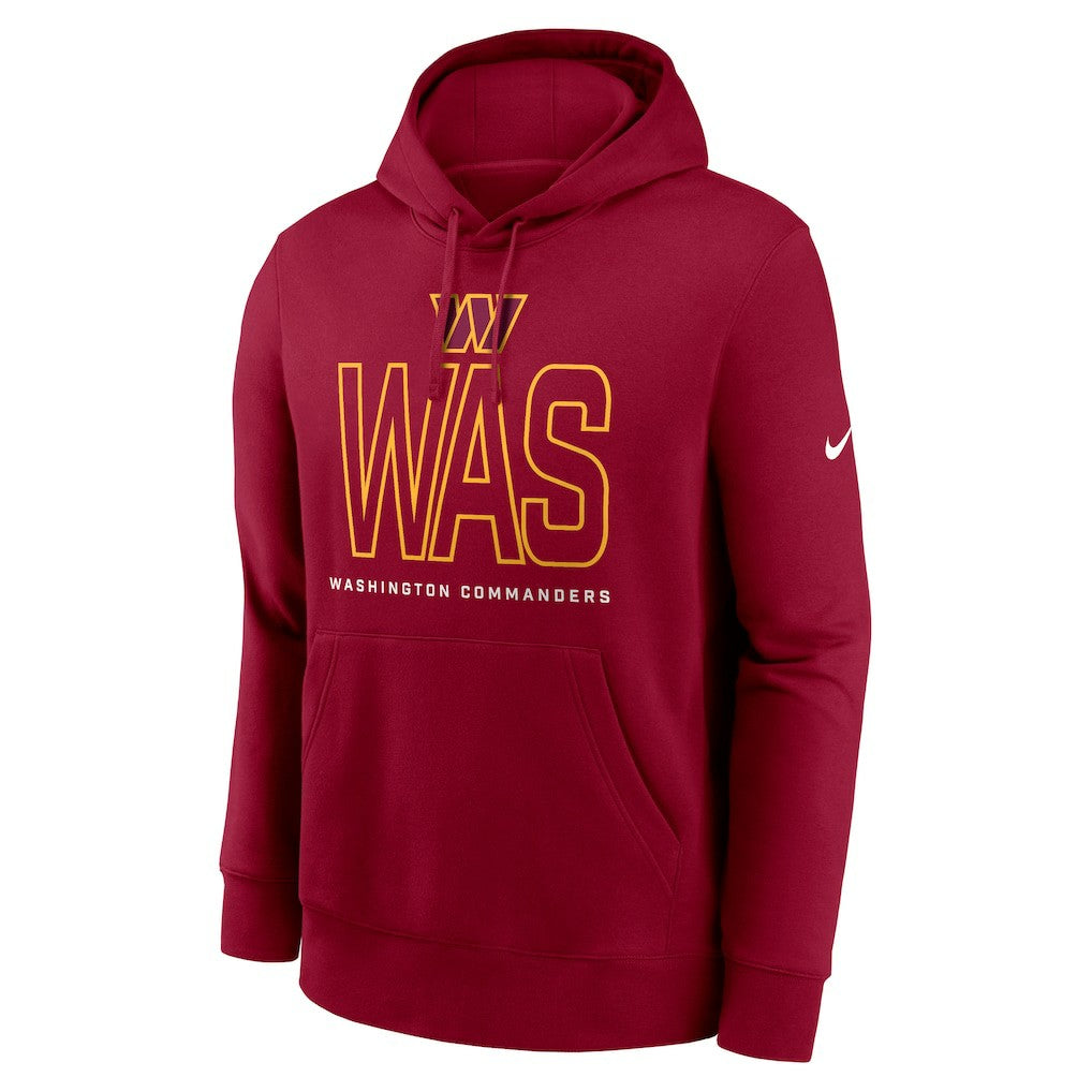 Washington Commanders Busted Play Club Fleece Pullover Hoodie Burgundy | Nike for Sale
