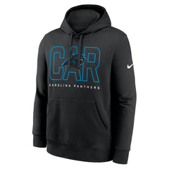 Carolina Panthers Busted Play Club Fleece Pullover Hoodie Black | Nike for Sale
