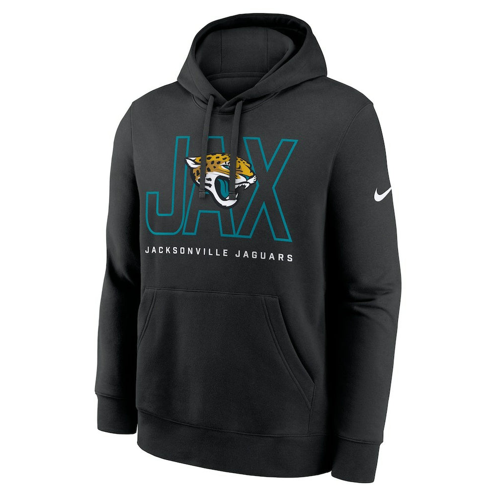 Jacksonville Jaguars Busted Play Club Fleece Pullover Hoodie Black | Nike for Sale