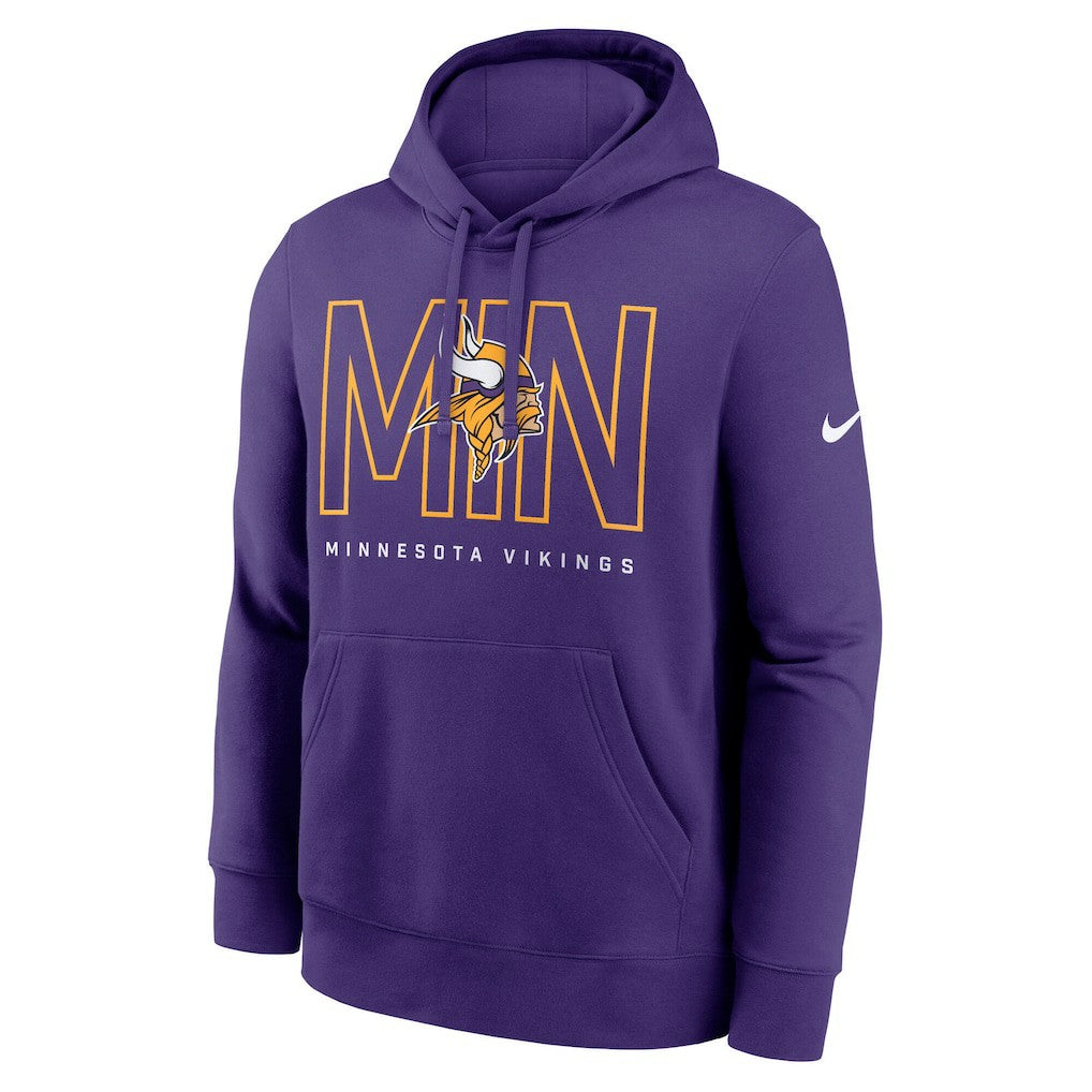 Minnesota Vikings Busted Play Club Fleece Pullover Hoodie Purple | Nike for Sale