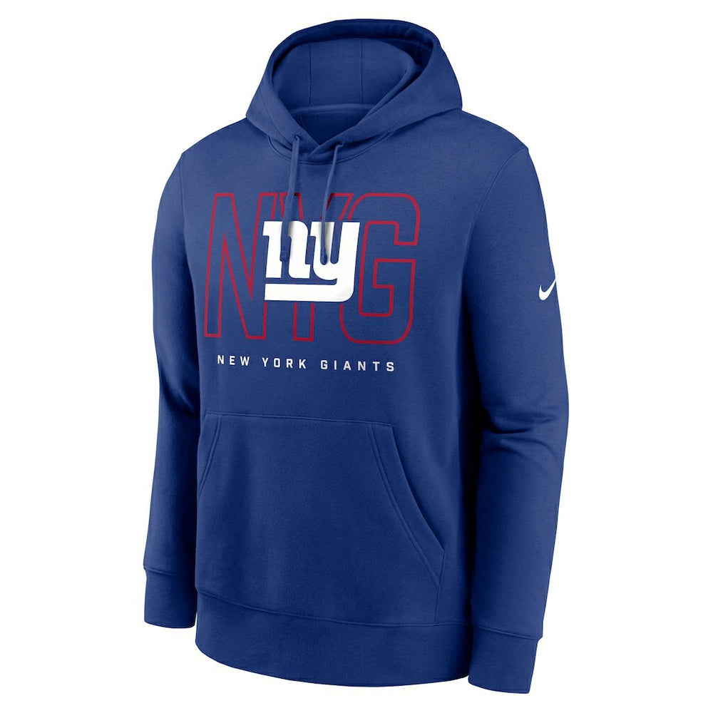 New York Giants Busted Play Club Fleece Pullover Hoodie Royal | Nike for Sale