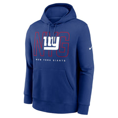 New York Giants Busted Play Club Fleece Pullover Hoodie Royal | Nike for Sale