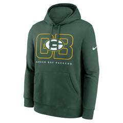Green Bay Packers Busted Play Club Fleece Pullover Hoodie Green | Nike for Sale