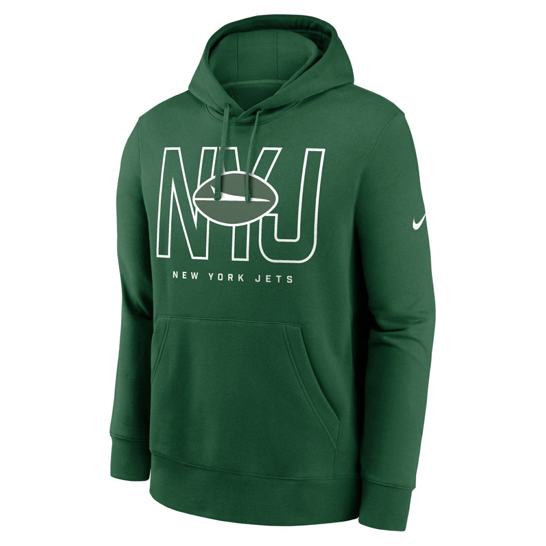 New York Jets Busted Play Club Fleece Pullover Hoodie Green | Nike for Sale