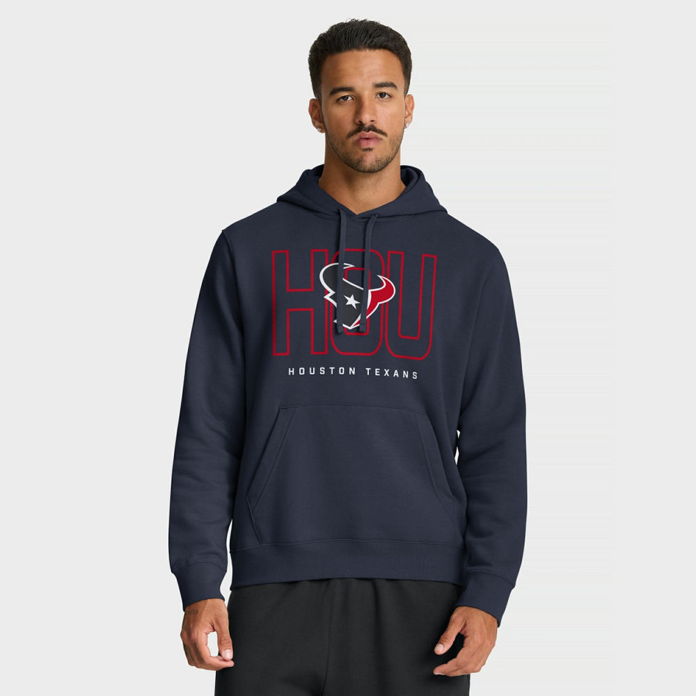 Houston Texans Busted Play Club Fleece Pullover Hoodie Navy | Nike for Sale