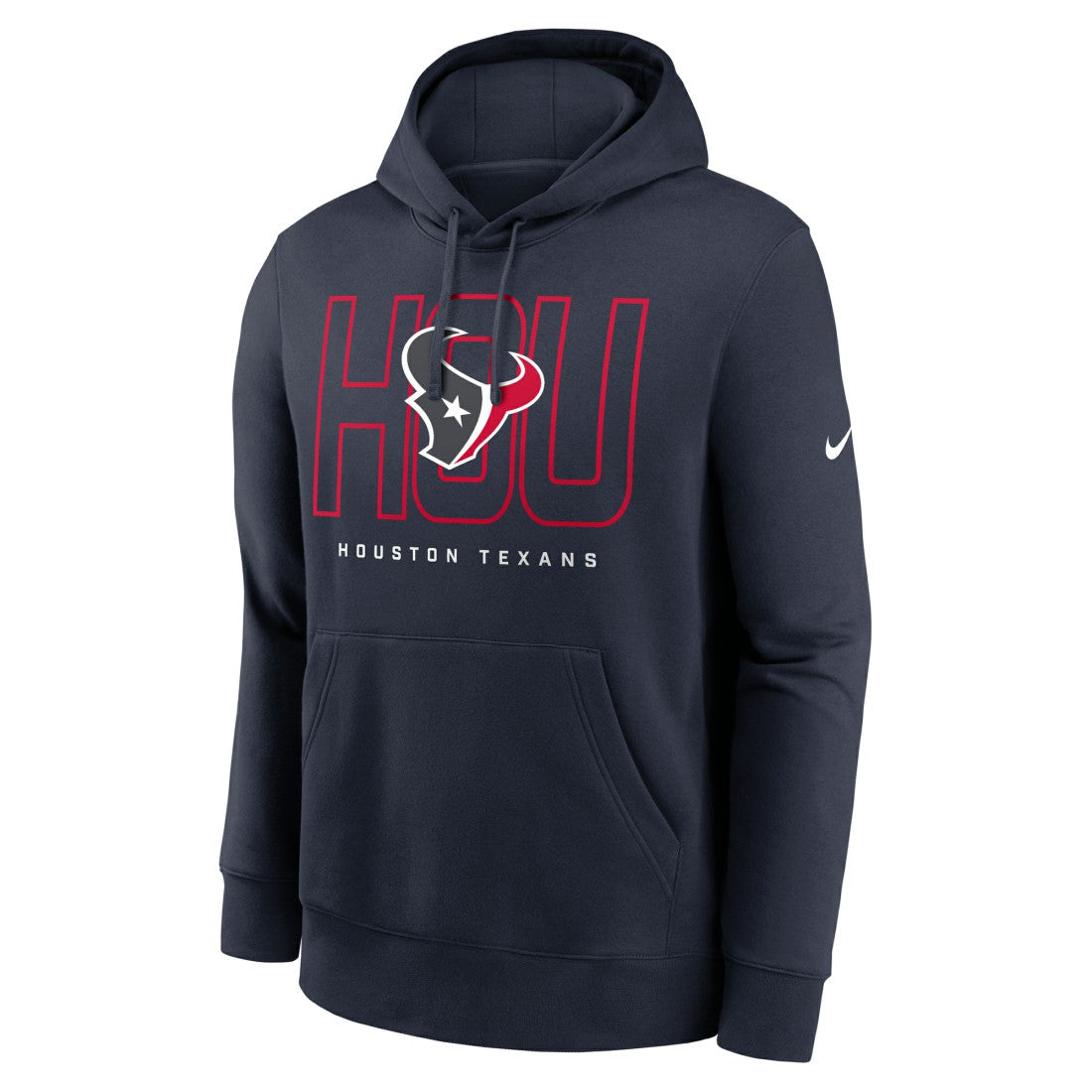 Houston Texans Busted Play Club Fleece Pullover Hoodie Navy | Nike for Sale