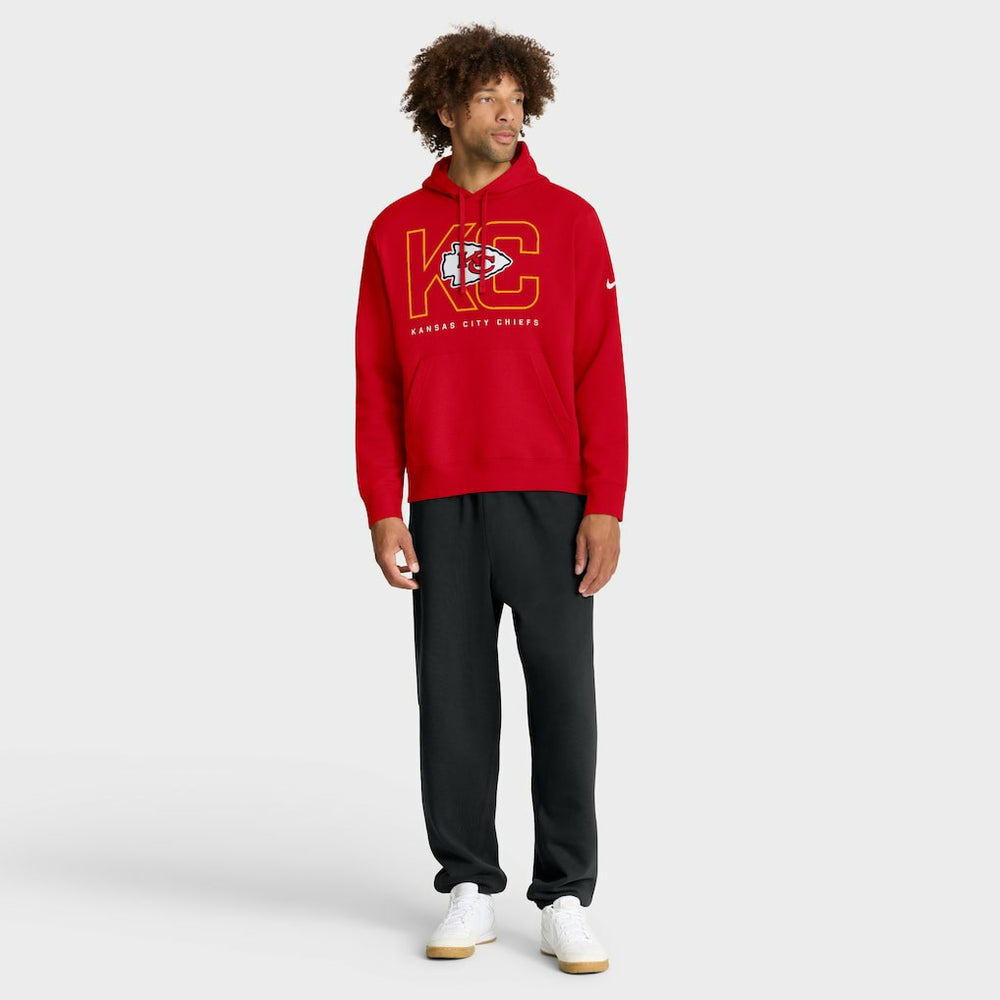 Kansas City Chiefs Busted Play Club Fleece Pullover Hoodie Red | Nike for Sale