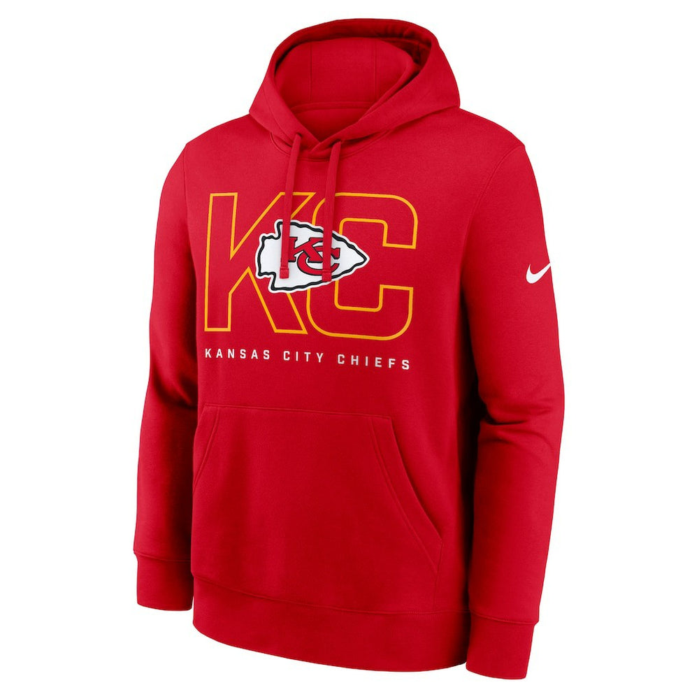 Kansas City Chiefs Busted Play Club Fleece Pullover Hoodie Red | Nike for Sale