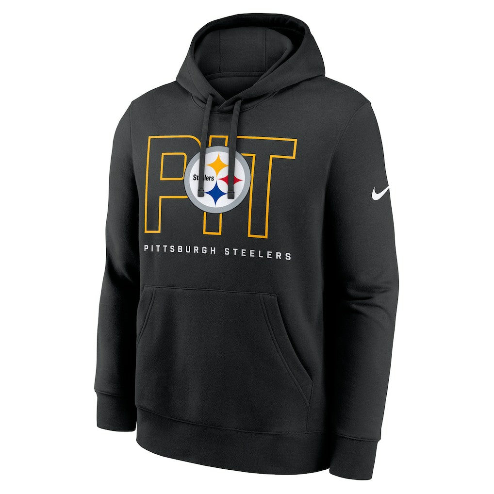 Pittsburgh Steelers Busted Play Club Fleece Pullover Hoodie Black | Nike for Sale