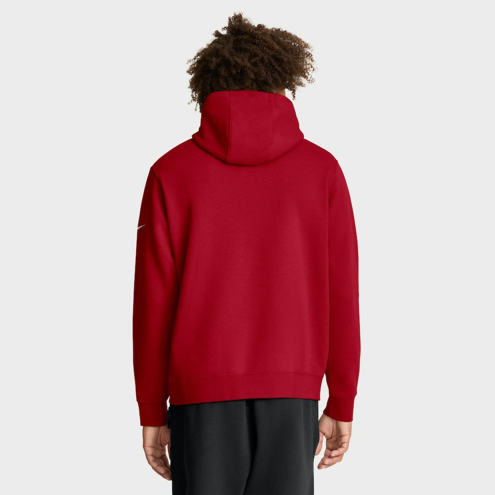 San Francisco 49ers Busted Play Club Fleece Pullover Hoodie Scarlet | Nike for Sale