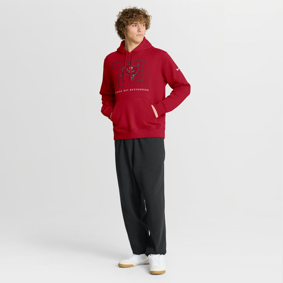 Tampa Bay Buccaneers Busted Play Club Fleece Pullover Hoodie Red | Nike for Sale