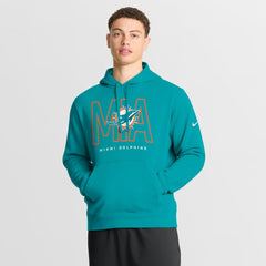 Miami Dolphins Busted Play Club Fleece Pullover Hoodie Aqua | Nike for Sale