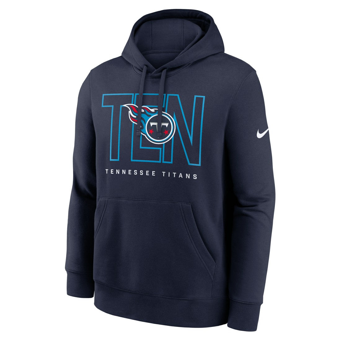 Tennessee Titans Busted Play Club Fleece Pullover Hoodie Navy | Nike for Sale