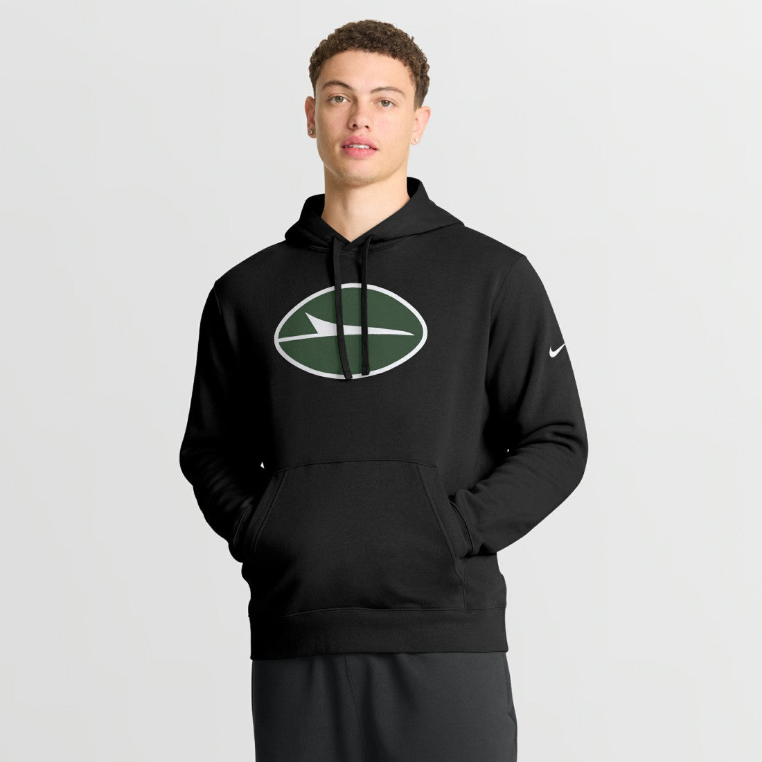 New York Jets Club Fleece Pullover Hoodie Black | Nike for Sale