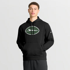 New York Jets Club Fleece Pullover Hoodie Black | Nike for Sale