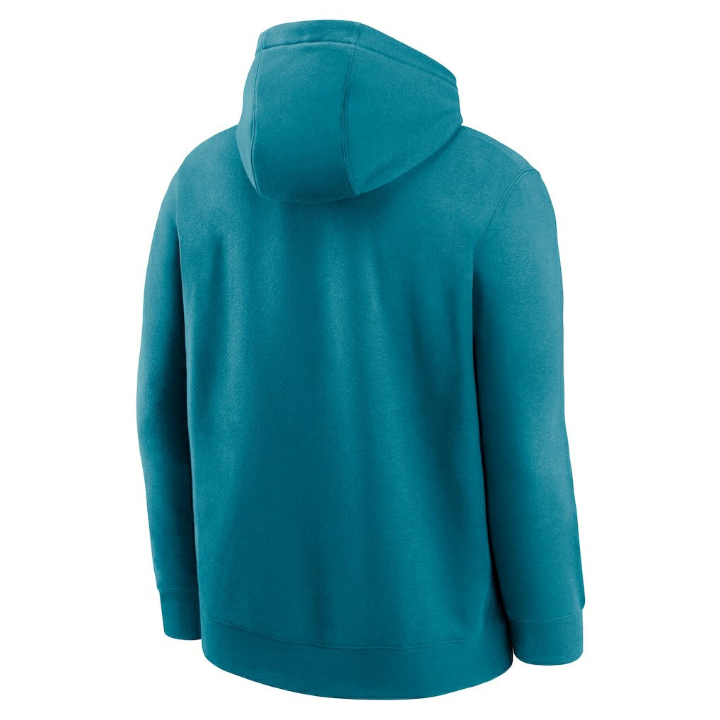 Jacksonville Jaguars Club Fleece Pullover Hoodie Teal | Nike for Sale