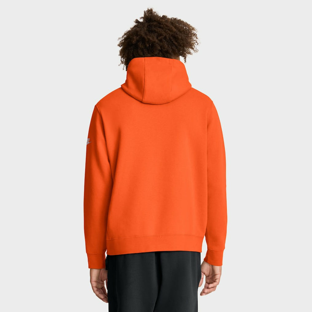 Cleveland Browns Club Fleece Pullover Hoodie Orange | Nike for Sale