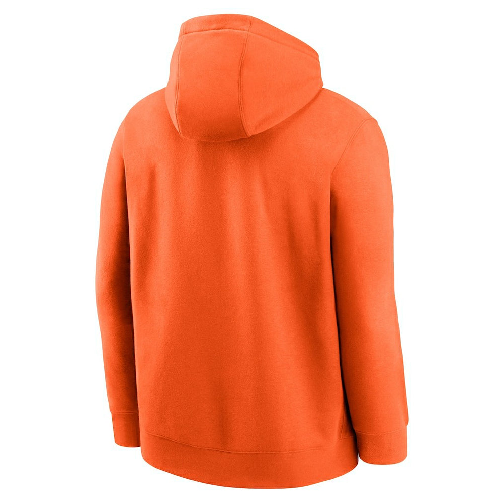 Cleveland Browns Club Fleece Pullover Hoodie Orange | Nike for Sale