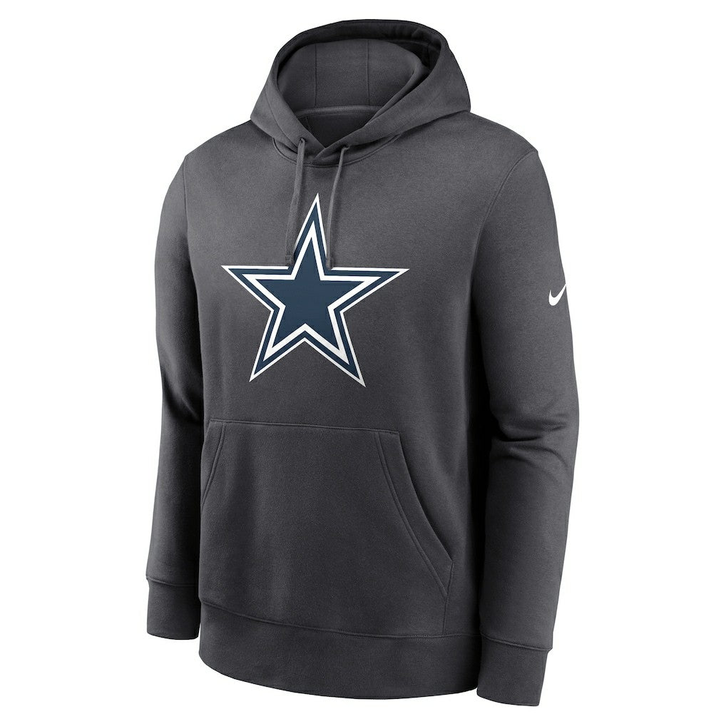 Dallas Cowboys Club Fleece Pullover Hoodie Anthracite | Nike for Sale