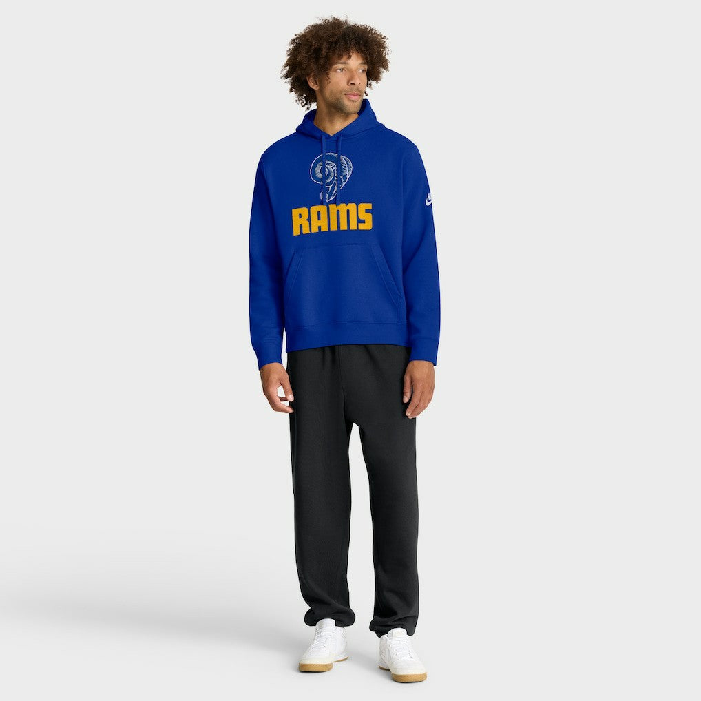 Los Angeles Rams Best Season Rewind Club Pullover Hoodie Royal | Nike for Sale