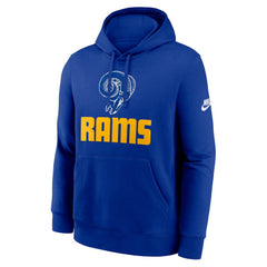 Los Angeles Rams Best Season Rewind Club Pullover Hoodie Royal | Nike for Sale